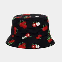 Women's Elegant Basic Fruit Printing Wide Eaves Sun Hat sku image 25