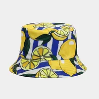 Women's Elegant Basic Fruit Printing Wide Eaves Sun Hat sku image 34