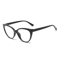 Simple Style Solid Color Pc Cat Eye Full Frame Optical Glasses main image 1