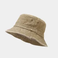 Women's Elegant Basic Simple Style Solid Color Patchwork Flat Eaves Bucket Hat sku image 3