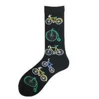 All Polyester Socks   Fashion Brand Animal Music Pepper Pattern Fashionable Polyester Socks Men's Medium Polyester Socks sku image 8