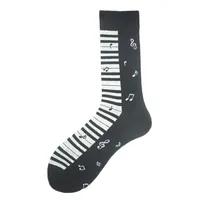 All Polyester Socks   Fashion Brand Animal Music Pepper Pattern Fashionable Polyester Socks Men's Medium Polyester Socks sku image 27