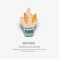 Simple Style Cactus Alloy Enamel Metal Unisex Brooches main image 4