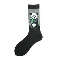 All Polyester Socks   Fashion Brand Animal Music Pepper Pattern Fashionable Polyester Socks Men's Medium Polyester Socks sku image 20