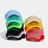 Unisex Casual Simple Style Solid Color Curved Eaves Sun Hat main image 2