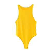 Women's Bodysuits Bodysuits Simple Style Solid Color sku image 12