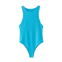 Women's Bodysuits Bodysuits Simple Style Solid Color main image 5