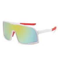 Streetwear Geometric Ac Square Full Frame Sports Sunglasses sku image 6