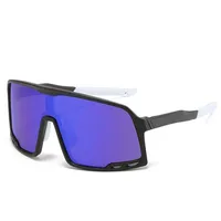 Streetwear Geometric Ac Square Full Frame Sports Sunglasses sku image 8