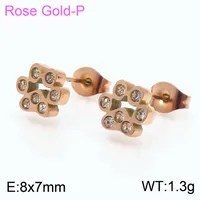 Wholesale Jewelry Simple Style Korean Style Animal Paw Print Titanium Steel 18K Gold Plated Plating Bracelets Earrings Necklace sku image 26