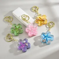 Cute Starfish Arylic Unisex Bag Pendant Keychain main image 1