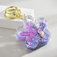 Cute Starfish Arylic Unisex Bag Pendant Keychain main image 4