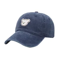 Women's Cute Bear Embroidery Curved Eaves Baseball Cap main image 5