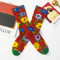Women's Casual Squirrel Flower Cotton Ankle Socks A Pair sku image 1