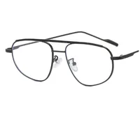Simple Fine Leg Double Beam Toad Shaped Oval Trend Sunglasses Wholesale sku image 9