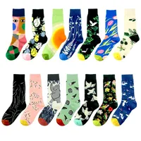 Unisex Cute Pastoral Plant Cotton Ankle Socks A Pair main image 5