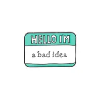 New Style Brooch Creative Badge Sovereign Cloud Lettering Enamel Badge Fuck The Patiianchy Wholesale Nihaowholesale sku image 41