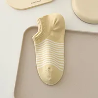 Women's Simple Style Plaid Cotton Ankle Socks A Pair sku image 3