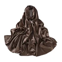 Women's Streetwear Solid Color Satin Winter Scarves sku image 19
