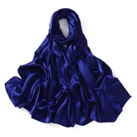 Women's Streetwear Solid Color Satin Winter Scarves sku image 17
