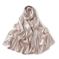 Women's Streetwear Solid Color Satin Winter Scarves sku image 18