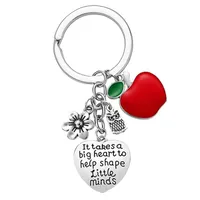 Simple Style Heart Shape Stainless Steel Polishing Keychain main image 2