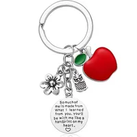 Simple Style Heart Shape Stainless Steel Polishing Keychain main image 5