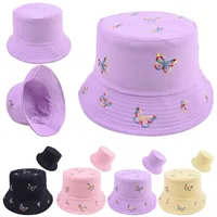 Unisex Simple Style Butterfly Embroidery Flat Eaves Baseball Cap main image 1