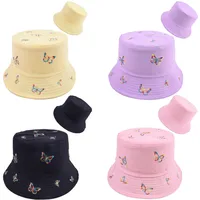 Unisex Simple Style Butterfly Embroidery Flat Eaves Baseball Cap main image 2