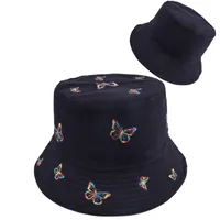 Unisex Simple Style Butterfly Embroidery Flat Eaves Baseball Cap sku image 4