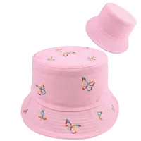 Unisex Simple Style Butterfly Embroidery Flat Eaves Baseball Cap main image 5