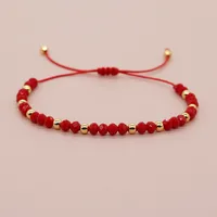 Basic Retro Shiny Solid Color Glass Wholesale Bracelets main image 5