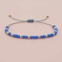 Basic Retro Shiny Solid Color Glass Wholesale Bracelets main image 8