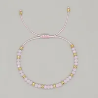 Basic Retro Shiny Solid Color Glass Wholesale Bracelets sku image 4
