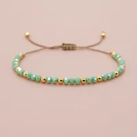 Basic Retro Shiny Solid Color Glass Wholesale Bracelets main image 7