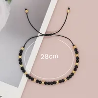 Basic Retro Shiny Solid Color Glass Wholesale Bracelets main image 9