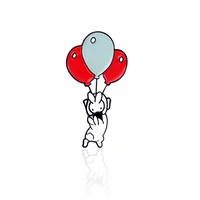 Cute Simple Style Rabbit Alloy Stoving Varnish Women's Brooches sku image 1