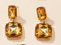 Fashion Letter Plating Alloy No Inlaid Earrings sku image 4
