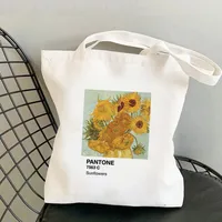 Women's Retro Oil Painting Shopping Bags sku image 14