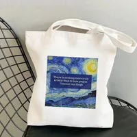 Women's Retro Oil Painting Shopping Bags main image 4