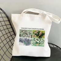 Women's Retro Oil Painting Shopping Bags sku image 22