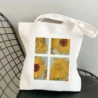 Women's Retro Oil Painting Shopping Bags sku image 7