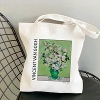 Women's Retro Oil Painting Shopping Bags main image 1