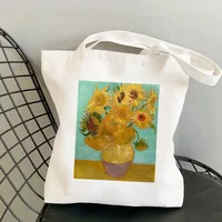 Women's Retro Oil Painting Shopping Bags sku image 8