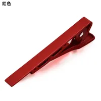 Tie Clip Copper Stainless Steel Electrophoresis Color Navy Blue Dark Blue Men's Silver Black And Golden Gift Box sku image 11