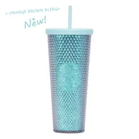 Double-layer Plastic Straw Cup Large Capacity Creative 710ml Cup Portable Cup sku image 64