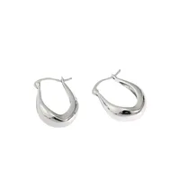 Korean Style U-shaped Design Silver Earrings sku image 2