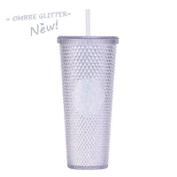 Double-layer Plastic Straw Cup Large Capacity Creative 710ml Cup Portable Cup sku image 65