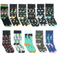 Men's Simple Style Commute Animal Cotton Crew Socks A Pair main image 2