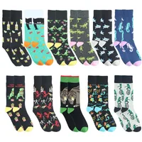 Men's Simple Style Commute Animal Cotton Crew Socks A Pair main image 3